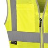 Pioneer Mesh Safety Vest, Green, 4XL, 2 Stripe V1025260U-4XL
